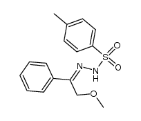 &omega;-Methoxy-acetophenon-p-toluolsulfonylhydrazon结构式