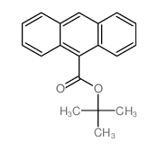 9-Anthracenecarboxylicacid, 1,1-dimethylethyl ester结构式