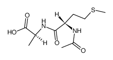 N-acetyl-Met-Ala结构式
