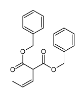 dibenzyl 2-prop-1-enylpropanedioate结构式