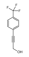 3-(4-(Trifluoromethyl)phenyl)prop-2-yn-1-ol结构式