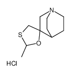 2'-Methylspiro[4-azabicyclo[2.2.2]octane-2,5'-[1,3]oxathiolane] h ydrochloride (1:1)结构式