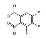 2-NITRO-3,4,5-TRIFLUOROBENZOYL CHLORIDE结构式