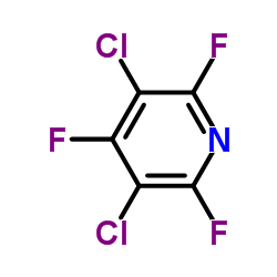 3,5-二氯-2,4,6-三氟吡啶结构式