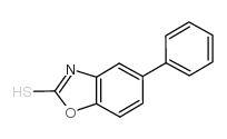 2-巯基-5-苯基苯并恶唑结构式