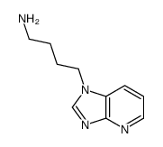 4-imidazo[4,5-b]pyridin-1-ylbutan-1-amine结构式