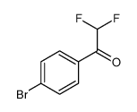1-(4-bromophenyl)-2,2-difluoroethanone结构式