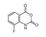 8-氟-2H-3,1-苯并噁嗪-2,4-二酮结构式