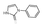 1-苯基咪唑啉-2-硫酮结构式