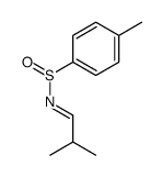 4-methyl-N-(2-methylpropylidene)benzenesulfinamide结构式