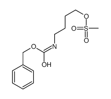 4-(phenylmethoxycarbonylamino)butyl methanesulfonate结构式