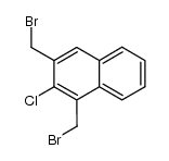 1,3-Bis-brommethyl-2-chlornaphthalin结构式
