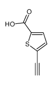 2-Thiophenecarboxylicacid,5-ethynyl-(9CI)结构式
