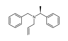(S)-N-allyl-N-benzyl-α-methylbenzylamine结构式