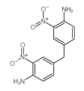 4,4-亚甲基双(2-硝基苯胺)结构式