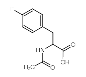 N-乙酰-DL-4-氟苯基苯胺结构式