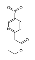 5-硝基-2-吡啶乙酸乙基酯结构式