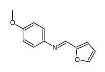 1-(furan-2-yl)-N-(4-methoxyphenyl)methanimine结构式