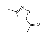 Ethanone, 1-(4,5-dihydro-3-methyl-5-isoxazolyl)- (9CI)结构式
