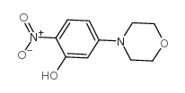 5-吗啉酮-2-硝基苯酚结构式