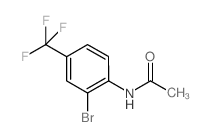 N-(2-溴-4-三氟甲基苯基)乙酰胺结构式