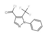 1-苯基-5-三氟甲基吡唑-4-酰氯结构式