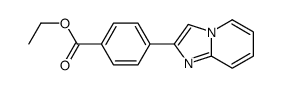 ethyl 4-(iMidazo[1,2-a]pyridin-2-yl)benzoate结构式