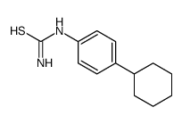 N-(4-环己基苯基)硫脲结构式