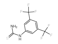 1-[3,5-双(三氟甲基)苯基]硫脲结构式