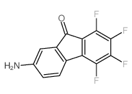 7-amino-1,2,3,4-tetrafluoro-fluoren-9-one结构式