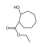 ethyl (1S,2S)-2-hydroxycycloheptane-1-carboxylate结构式