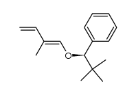 (R,E)-(2,2-dimethyl-1-((2-methylbuta-1,3-dien-1-yl)oxy)propyl)benzene结构式