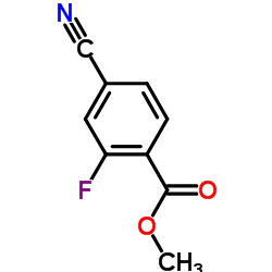 甲基 4-氰基-2-氟苯甲酸结构式