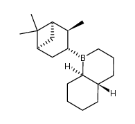 (4aR,8aR)-1-((1R,2S,3R,5R)-2,6,6-trimethylbicyclo[3.1.1]heptan-3-yl)decahydrobenzo[b]borinine结构式