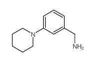 3-哌啶苯基甲胺结构式