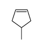 4-Methylcyclopentene.结构式