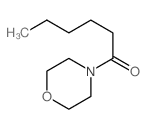 Morpholine, 4-(1-oxohexyl)- (9CI)结构式