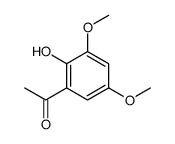1-(2-hydroxy-3,5-dimethoxyphenyl)ethanone结构式
