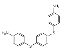 4-[4-(4-aminophenyl)sulfanylphenyl]sulfanylaniline结构式