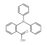 2-(Diphenylamino)benzoic acid结构式
