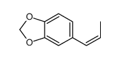 (Z)-5-(propen-1-yl)-1,3-benzodioxole结构式