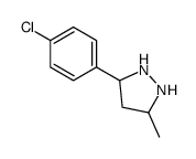 3-(4-CHLOROPHENYL)-5-METHYL-1H-PYRAZOLE结构式