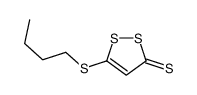 5-butylsulfanyldithiole-3-thione结构式