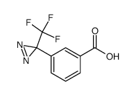 3-(3-(trifluoromethyl)-3H-diazirin-3-yl)benzoic acid结构式