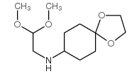 N-(4-亚乙基二氧环己烷)-1-氨基-2,2-二乙氧基乙烷结构式