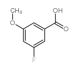 3-氟-5-甲氧基苯甲酸结构式