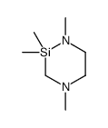 1,2,2,4-tetramethyl-1,4,2-diazasilinane结构式