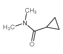 N,N-二甲基环丙烷羧酰胺结构式