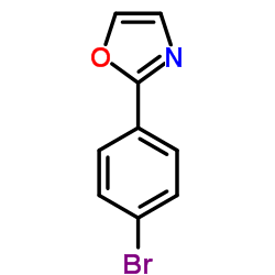 2-(4-溴苯基)-噁唑结构式