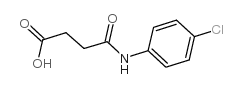 4-[(4-氯苯基)氨基]-4-氧代丁酸结构式